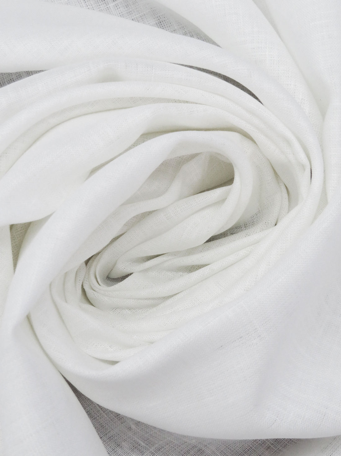 White 100% Linen PFD Shirt Weight Woven 56W