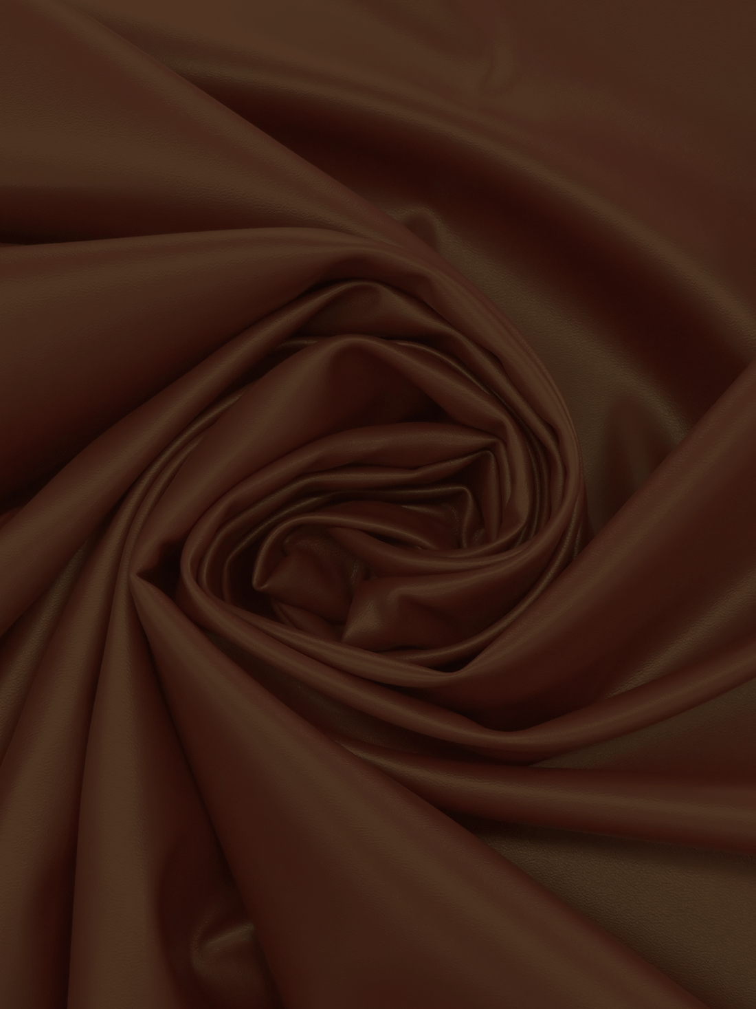 Seal Brown Polyester/Lycra Faux Leather Knit 54W