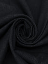 Muted Cool Black Cotton/Polyester/Lycra Stretch Denim 56W