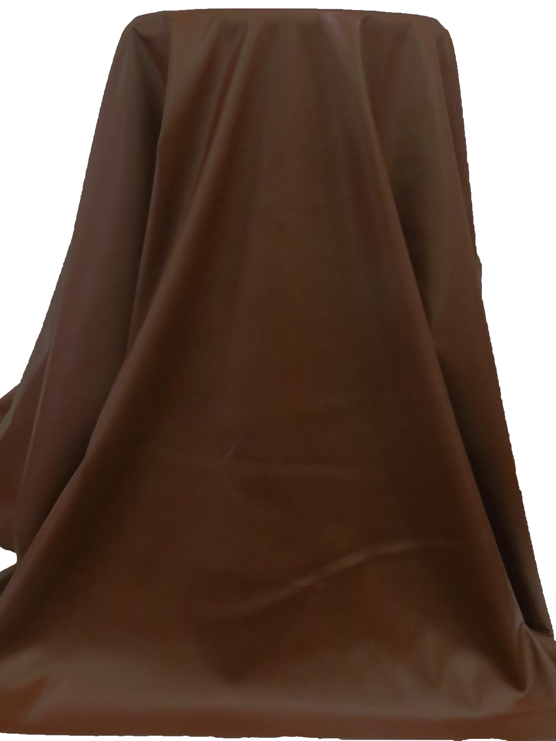 Seal Brown Polyester/Lycra Faux Leather Knit 54W