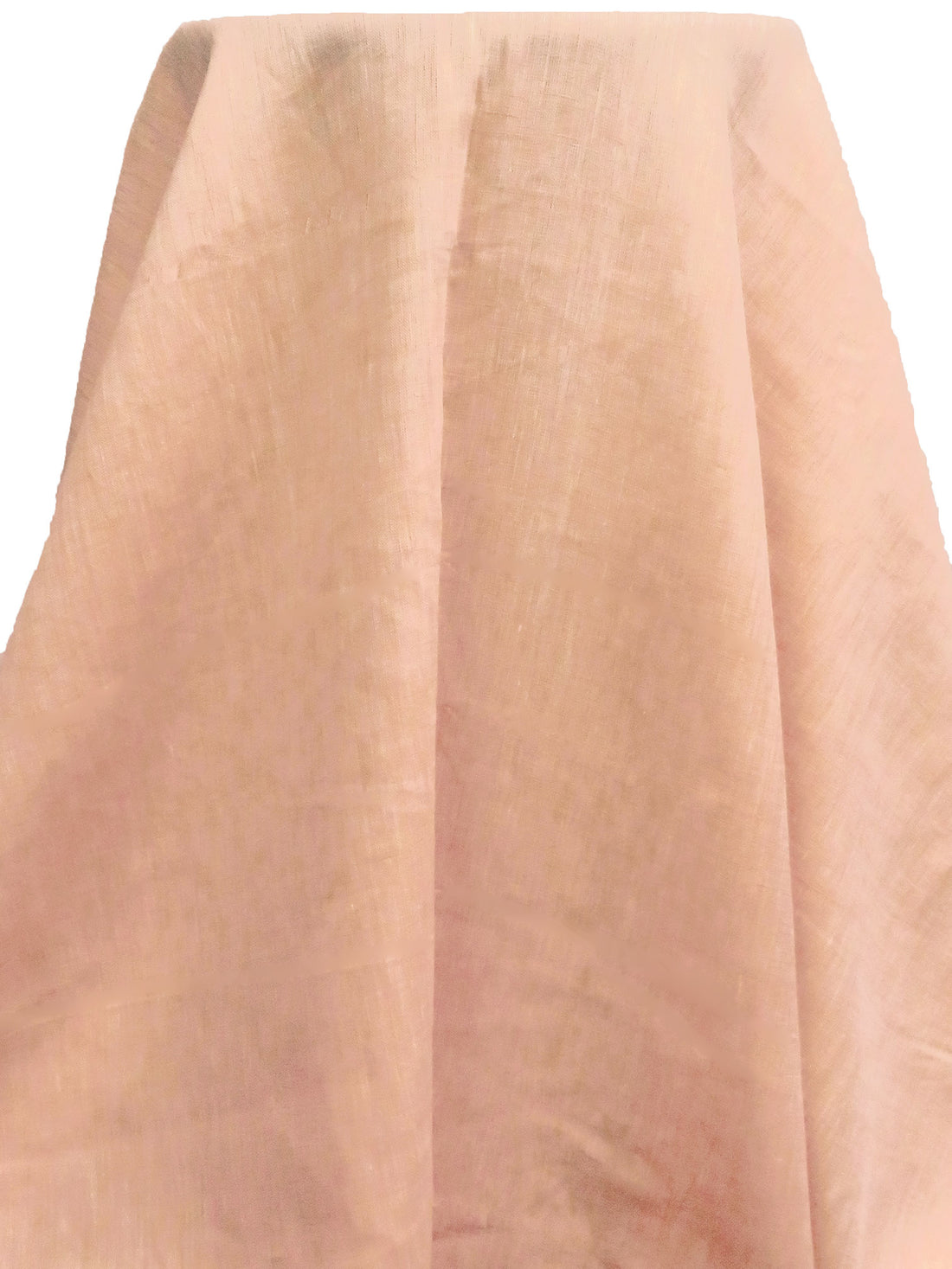 Light Pale Salmon 100% Linen Shirt Weight Woven 55W