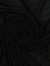Black Polyester/Lycra Fishnet-Like Knit 52W