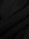 Black Polyester/Lycra Fishnet-Like Knit 52W