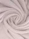 Very Soft Pink Polyester/Lycra Furry Sweater Knit - NY Designer - 64W