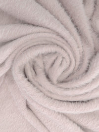 Very Soft Pink Polyester/Lycra Furry Sweater Knit - NY Designer - 64W