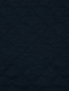 Midnight Navy/Black Cotton/Polyester Reversible Diamond Quilted Coating - NY Designer - 56W