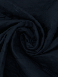 Midnight Navy/Black Cotton/Polyester Reversible Diamond Quilted Coating - NY Designer - 56W