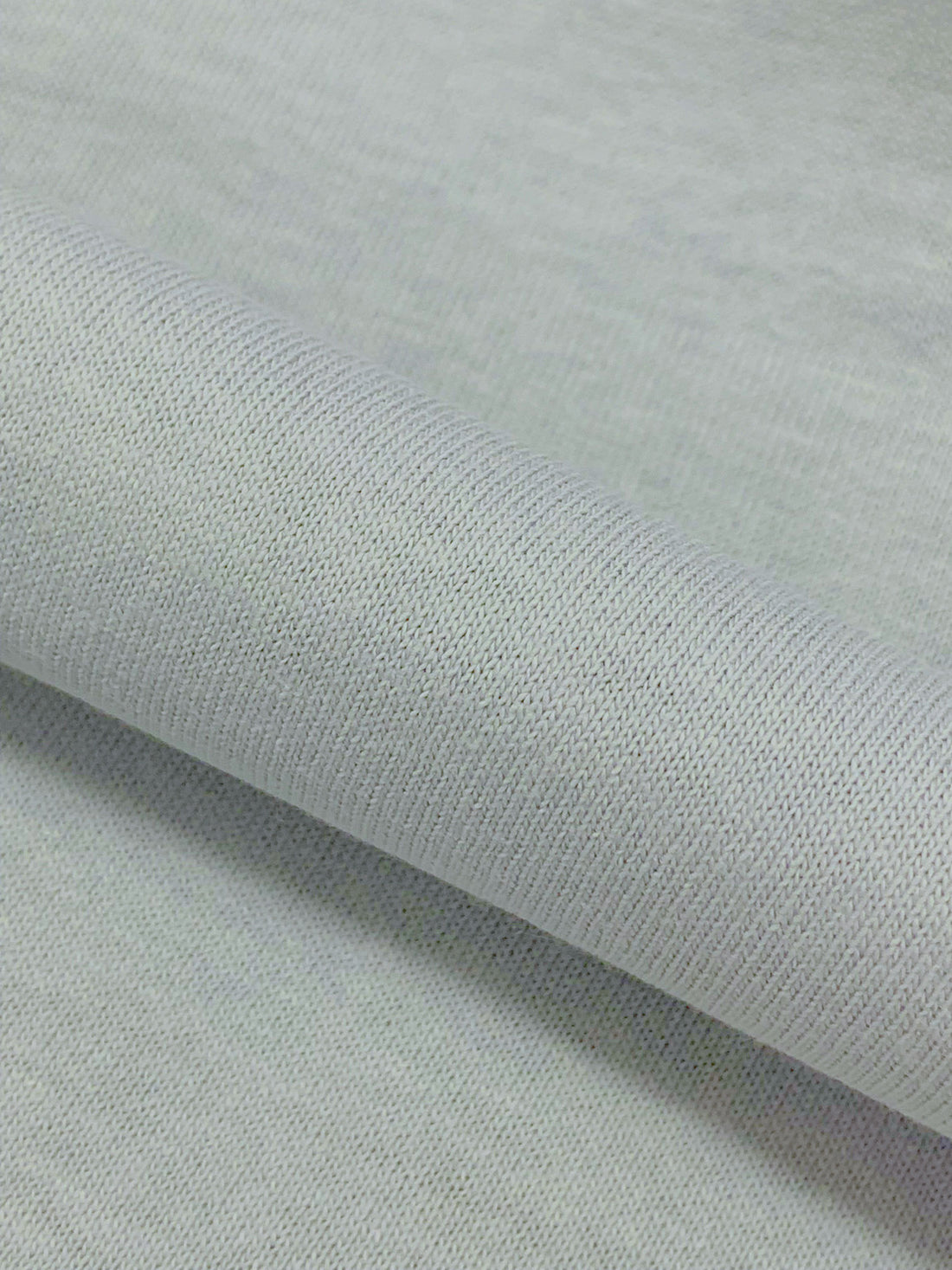 Slate Pebble 100% Organic Cotton 1x1 Tubular Rib Knit 24W