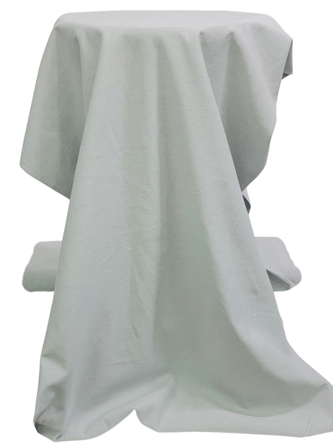 Slate Pebble 100% Organic Cotton 1x1 Tubular Rib Knit 24W