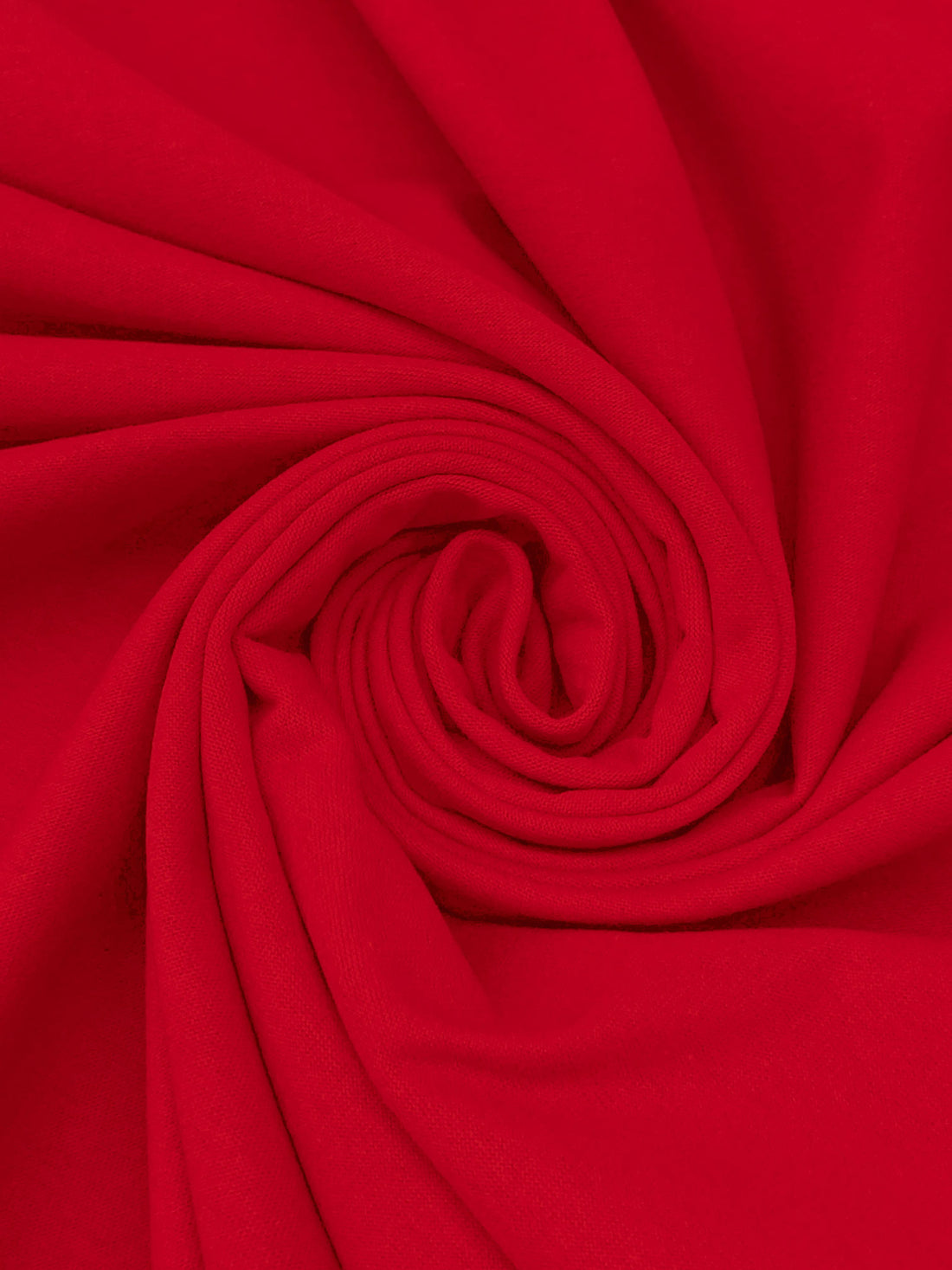 Amaranth Red 100% Organic Cotton 1x1 Tubular Rib Knit 24W