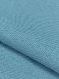 Moonstone Blue 100% Organic Cotton 1x1 Tubular Rib Knit 28W
