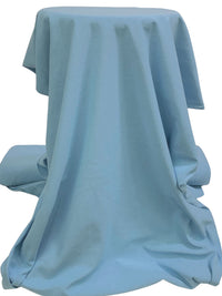 Moonstone Blue 100% Organic Cotton 1x1 Tubular Rib Knit 28W