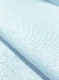 Pale Frost Blue 100% Organic Cotton 1x1 Tubular Rib Knit 28W