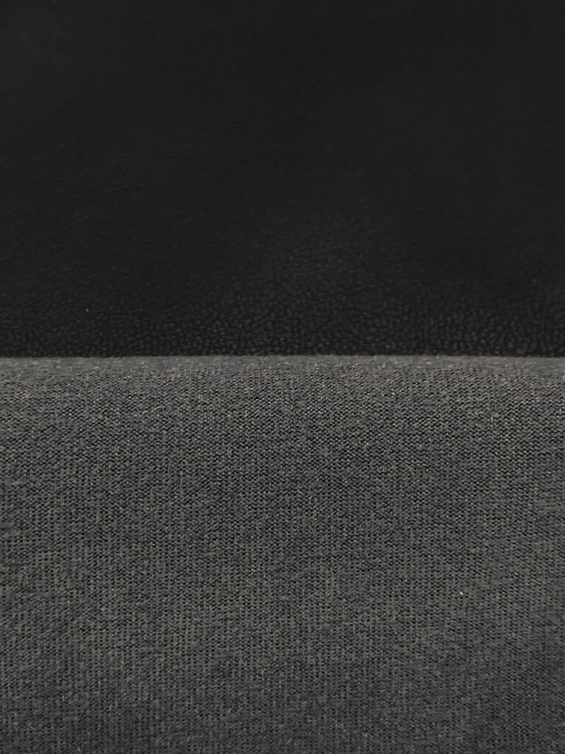 Onyx Black Polyurethane/Lycra Stretch Faux Leather - NY Designer - 56W