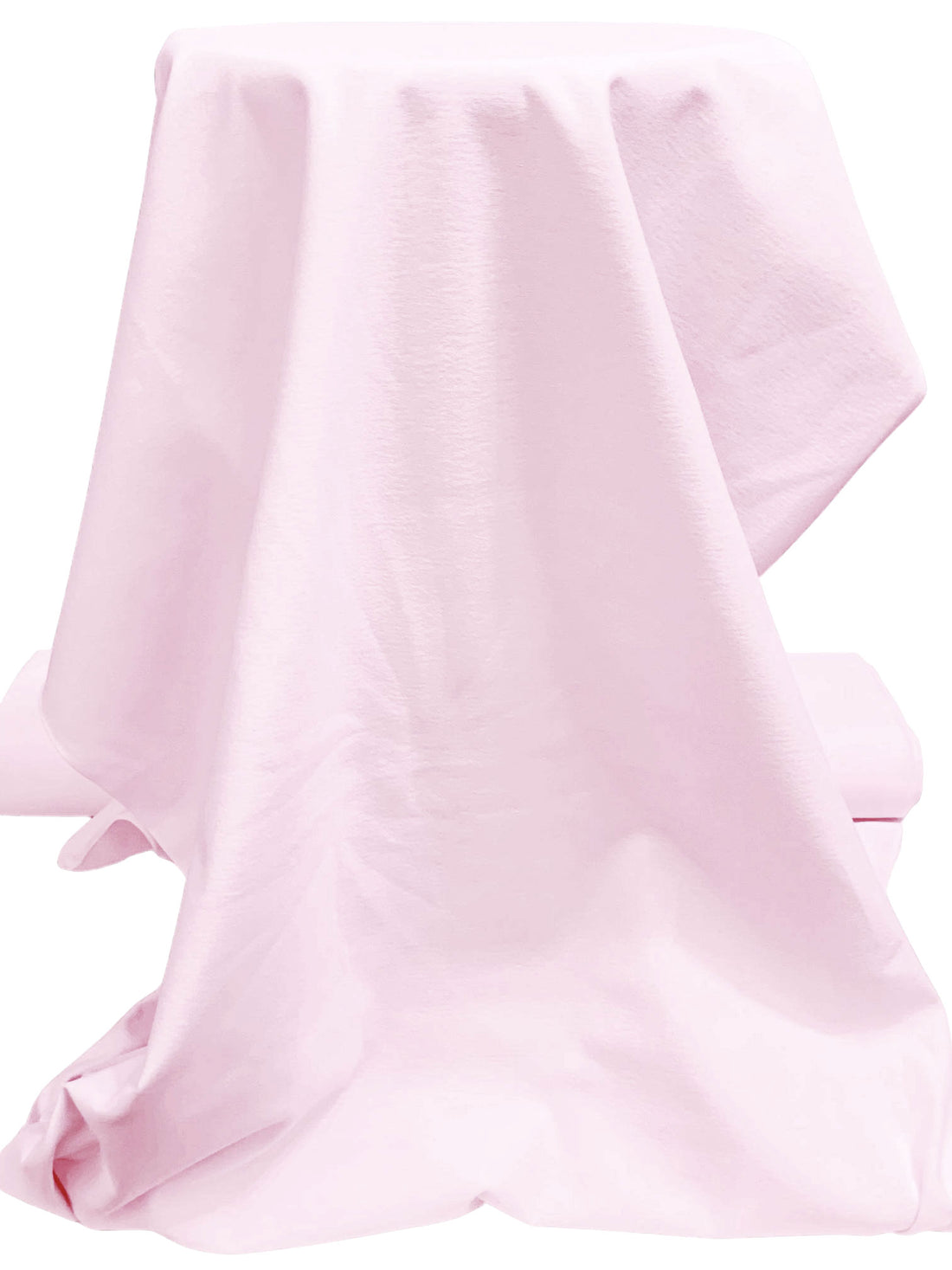 Palest Pink 100% Organic Cotton 1x1 Tubular Rib Knit 28W