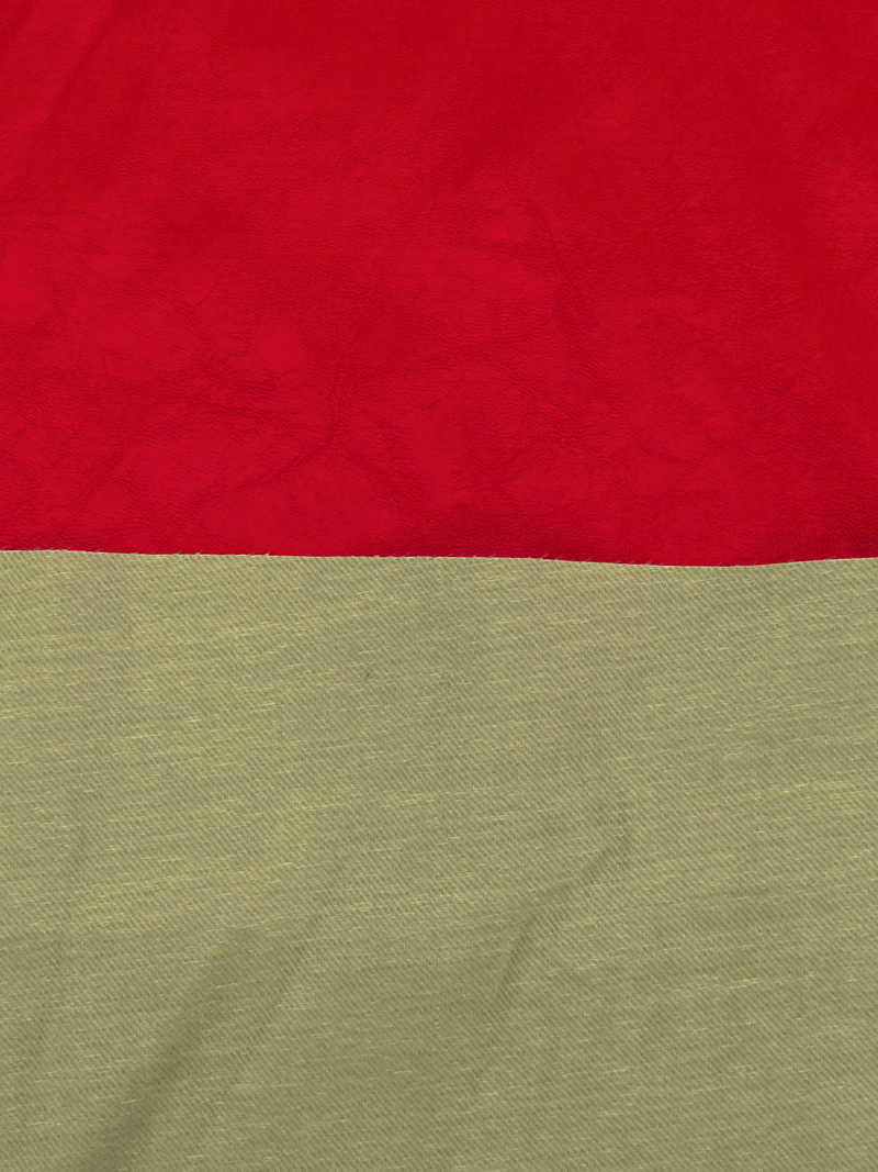 Venetian Red Polyurethane/Lycra Stretch Faux Leather Knit - NY Designer - 55W