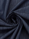 Dark Wash Blue 100% Cotton Denim Twill 58W