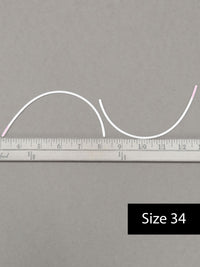 Plunge Underwires for Bra Making - Size 34