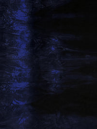 Dark Royal Blue/Black Polyester/Lycra Tie-Dyed Stretch Velvet Knit 58W