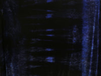 Dark Royal Blue/Black Polyester/Lycra Tie-Dyed Stretch Velvet Knit 58W