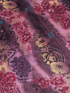 Magenta/Honey Tan/Lilac/Multi Polyester/Lycra Diagonal Floral Lace Motif Print Stretch Velvet Knit 54W