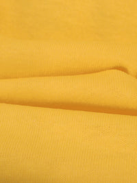 Sunglow Yellow 100% Organic Cotton 1x1 Tubular Rib Knit 28W