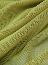 Avocado Green Nylon/Lycra Mesh Knit - Spirit House - 67W