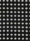 Black/Pale Gray Polyester/Wool Dot Weave Suiting 58W