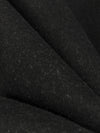 Soft Muted Black Cotton/Lycra Heathered Brushed Suiting - NY Designer - 56W