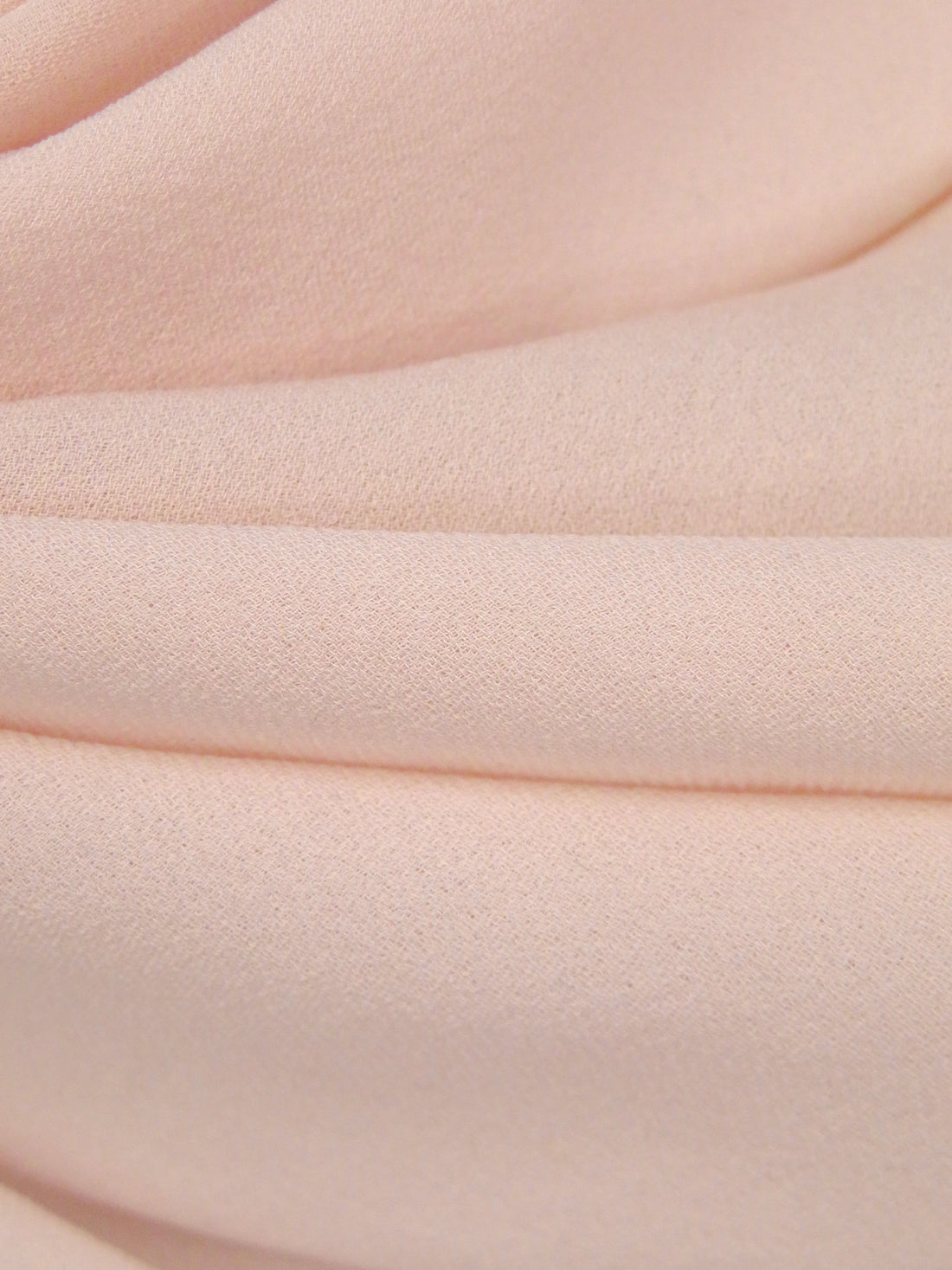Ballet Pink 100% Silk Double Georgette - NY Designer - 43W