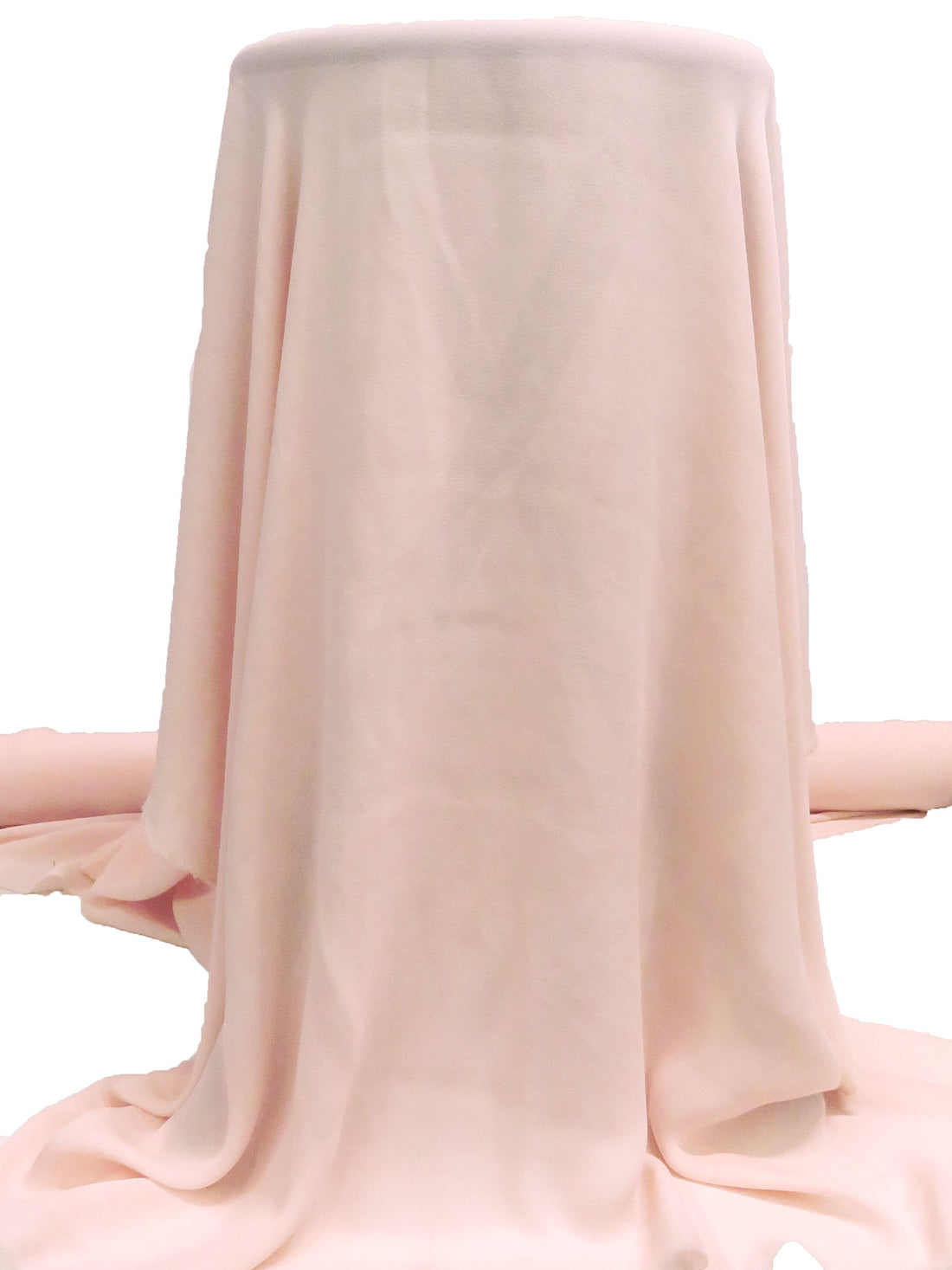Ballet Pink 100% Silk Double Georgette - NY Designer - 43W