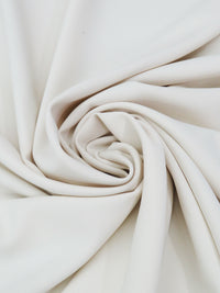 Milk White Polyester/Lycra Double Weave Stretch Suiting 56W