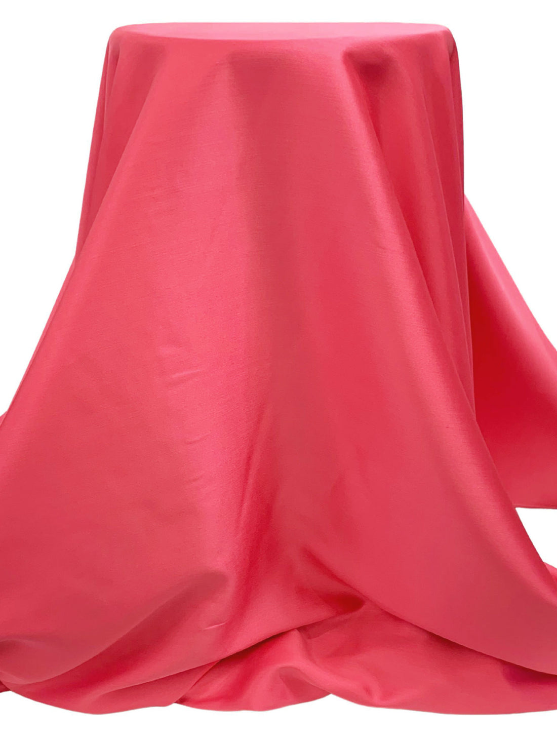 Fiery Rose 100% Silk Soft Satin-Like Woven - NY Designer - 52W