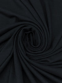 Muted Cool Black Cotton/Polyester Jersey Knit 60W