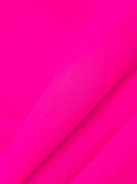 Vivid Hot Pink 100% Silk Double Georgette - NY Designer - 54W