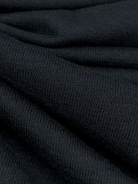 Muted Cool Black Cotton/Polyester Jersey Knit 60W
