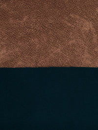 Copper Brown 100% Cotton Crinkle-Look Suede Suiting 53W