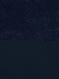 Midnight Blue 100% Cotton Crinkle-Look Suede Suiting 55W