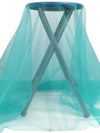 Lagoon Teal 100% Polyester Crystal Tulle 60W