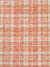 Sawtooth Oak/White Polyester/Cotton Heathered Plaid Print Jersey Knit 57W