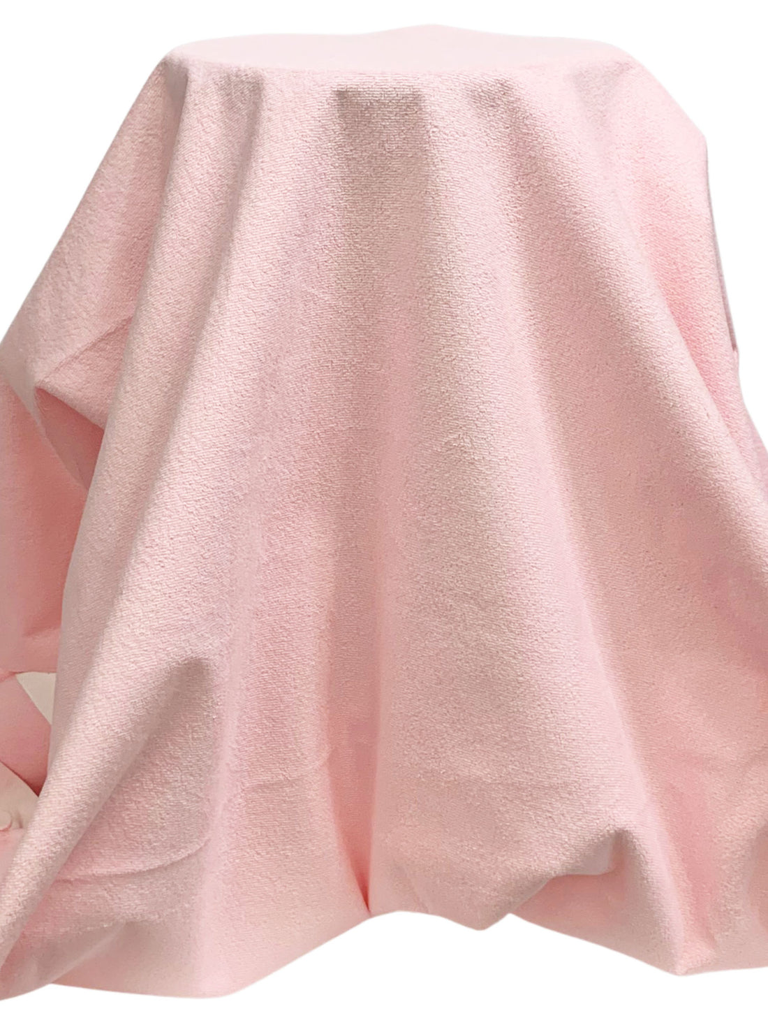 Petal Pink/Off-White Cotton/Polyester/Polyurethane Laminated Terry Cloth 56W