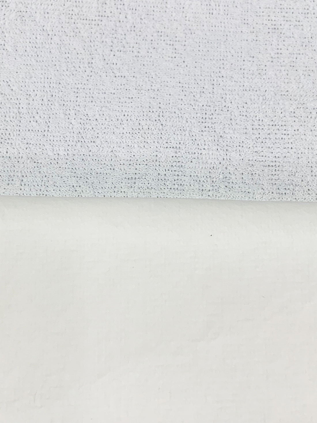 White/Off-White Cotton/Polyester/Polyurethane Laminated Terry Cloth 56W