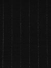 Black/Gray Wool/Polyester/Lycra Vertical Pinstripe Twill Weave Stretch Suiting - NY Designer - 56W