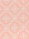 Apricot/White Polyester/Lycra Ornate Medallion Lattice Print DTY Knit 58W