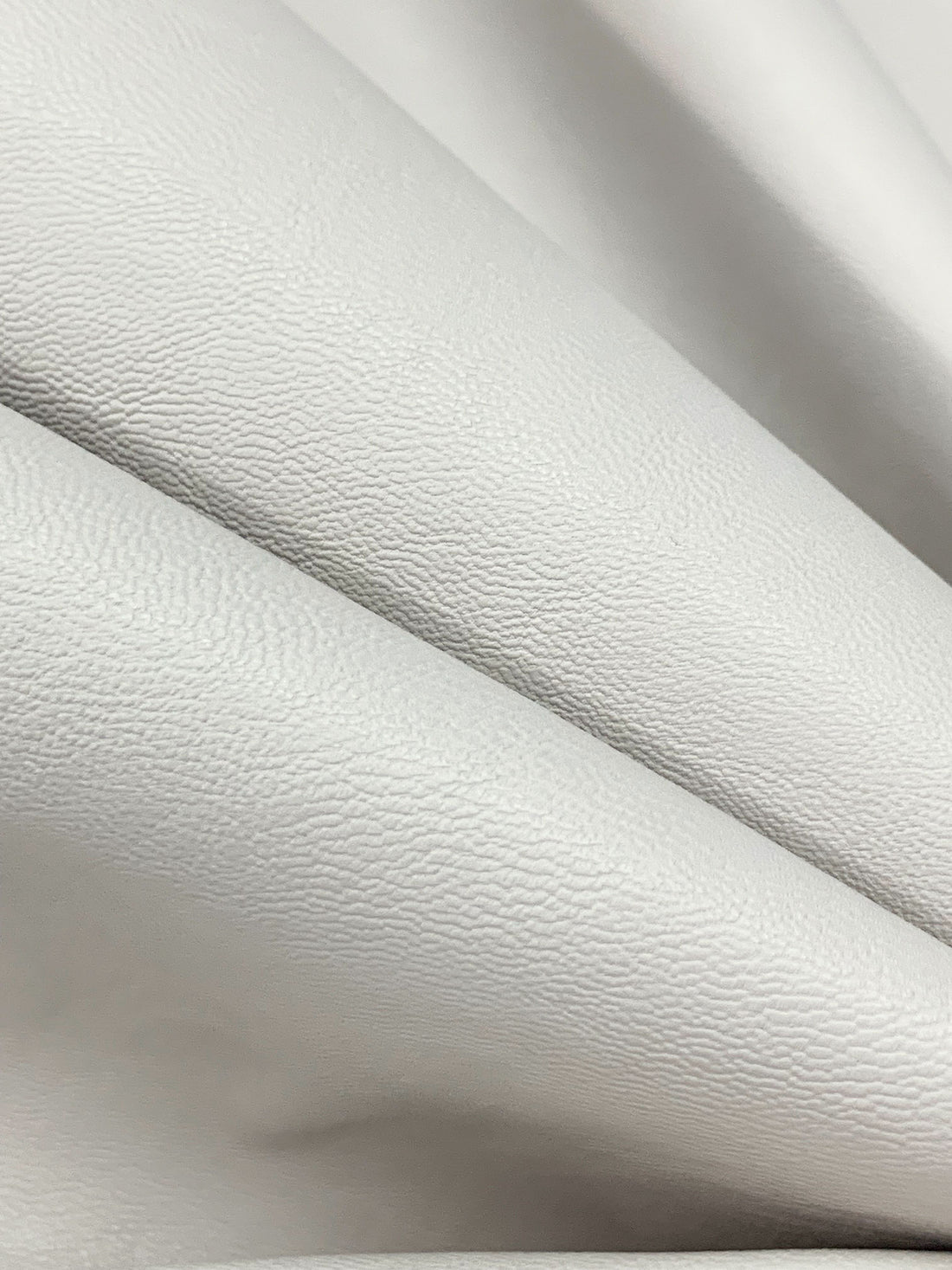 Pale Silver 100% Polyurethane Faux Leather 54W