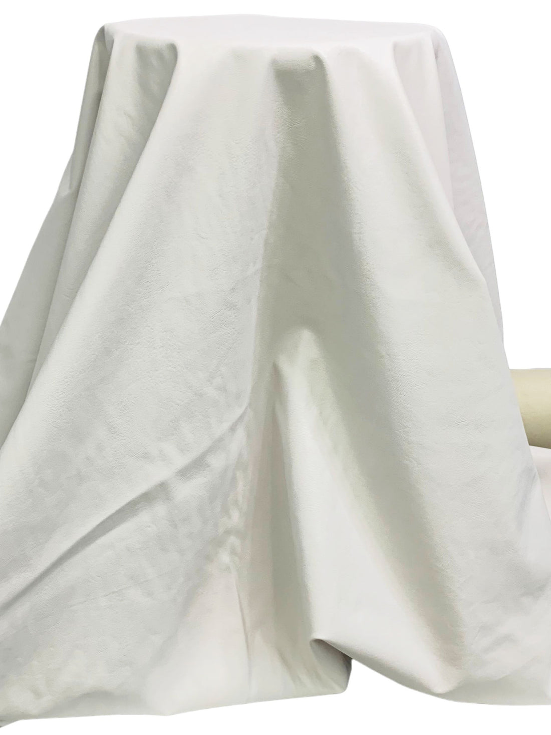 Pale Silver 100% Polyurethane Faux Leather 54W