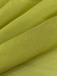 Avocado Green 100% Silk Iridescent Chiffon 44W