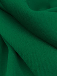 Dark Spring Green Silk/Spandex Stretch Double Georgette 54W