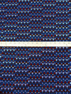 Dark Burgundy/Black/Dark Cornflower/Cloudy Blue Polyester/Lycra Abstract Dot Print DTY Knit 58W