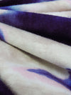 Dark Indigo/White/Bubblegum Pink/Multi Rayon/Lycra Tie-Dye Look Print Jersey Knit 54W